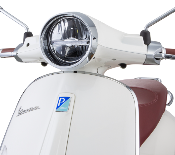 Scheinwerfer LED für Vespa Primavera 50-150ccm 2T/​4T (-'18), schwarz matt