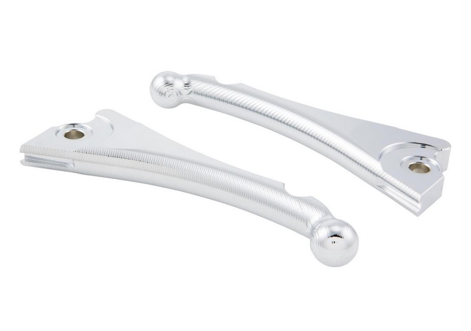 Sporthebel Set Bremse ZELIONI Shorty 3D für Vespa, rechts und links, chrom