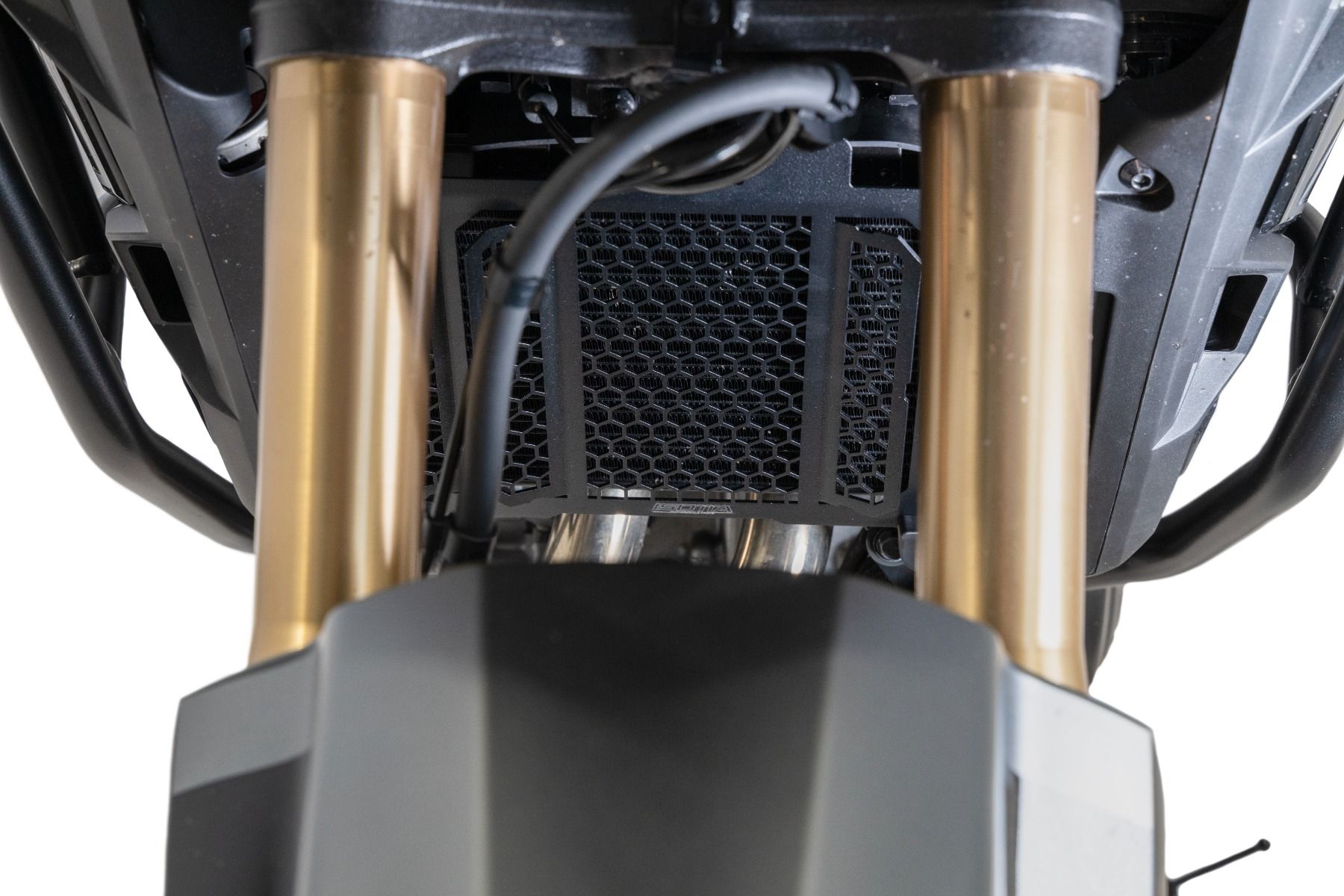 Kühlerschutz für Honda CB 500 X (19-23) / NX 500 (24-) Alu schwarz