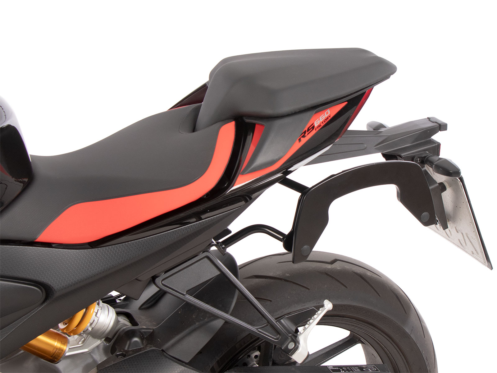 C-Bow Seitenträger schwarz für Aprilia RS 660 / Factory (25-) Hepco & Becker
