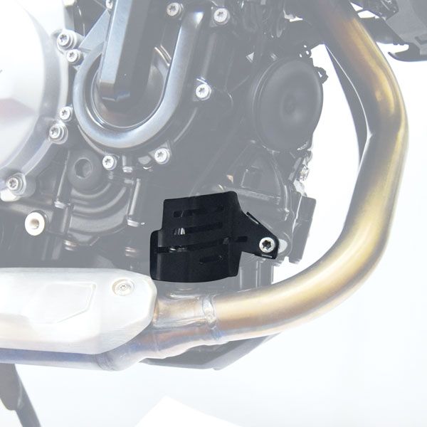 Abdeckung Lambdasonde für BMW F 850 GS (18-22), Edelstahl, schwarz