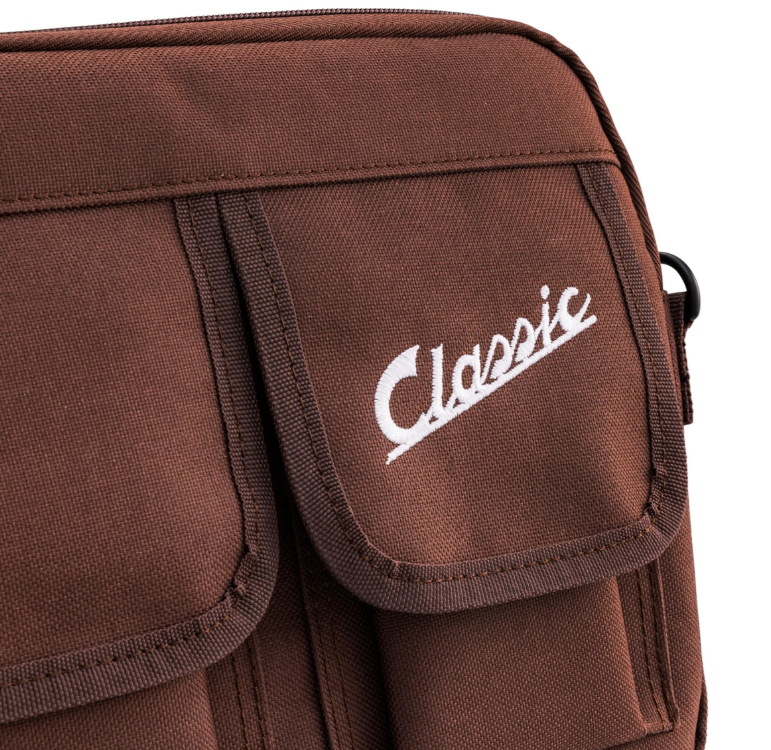 Tasche "Classic" für Gepäckfach/Handschuhfach Vespa, Nylon, tobacco braun