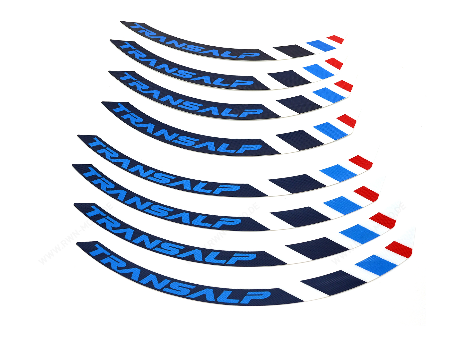 Felgendekor Aufklebersatz Ross White (Tricolor) für Honda XL 750 Transalp (23-) Original