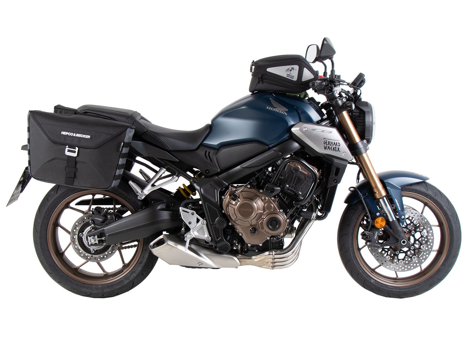 C-Bow Seitenträger schwarz Honda CB 650 R (21-23) Hepco & Becker