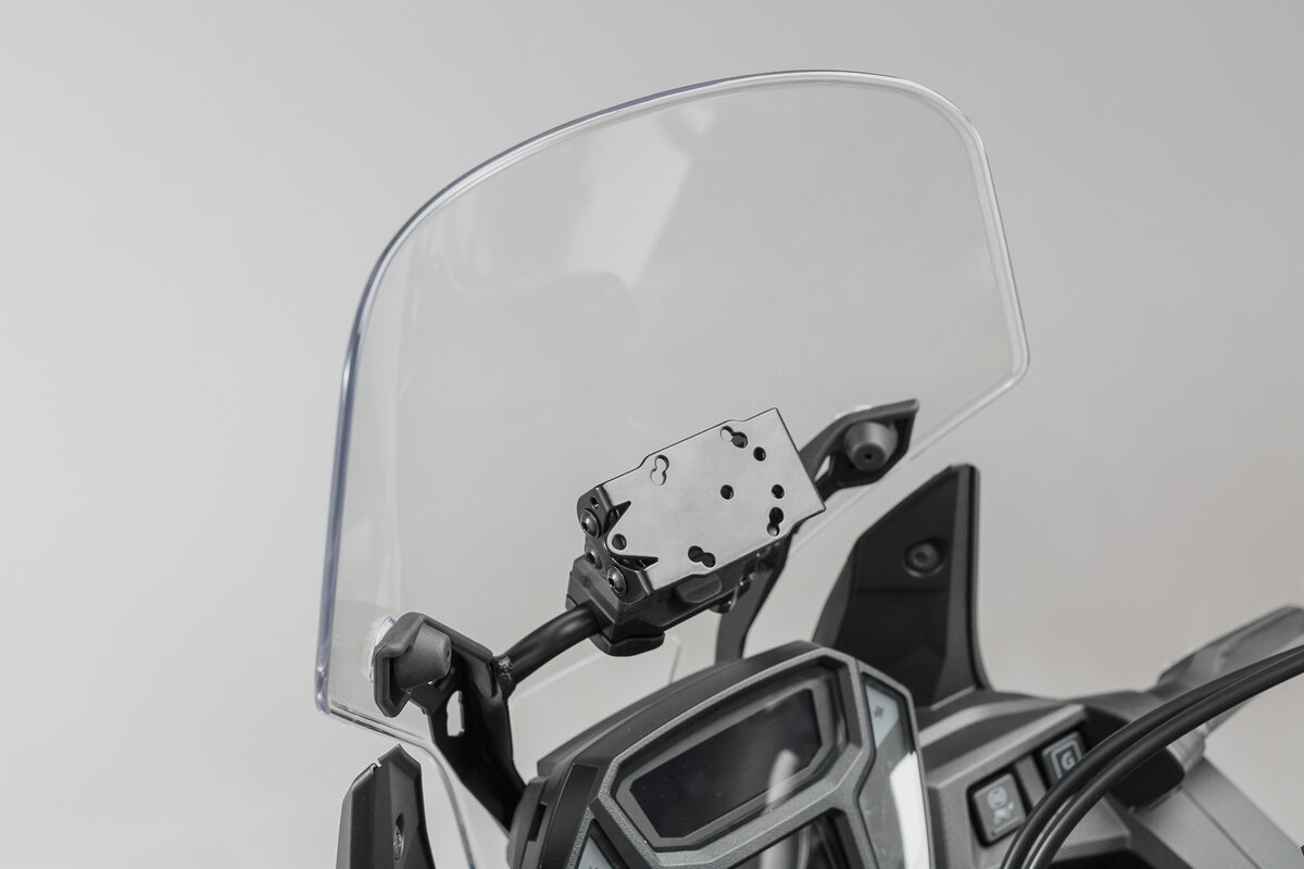 SW-Motech Navi-Halter Quick-Lock an Rohr Ø 10/12 mm für Aprilia Tuareg 660