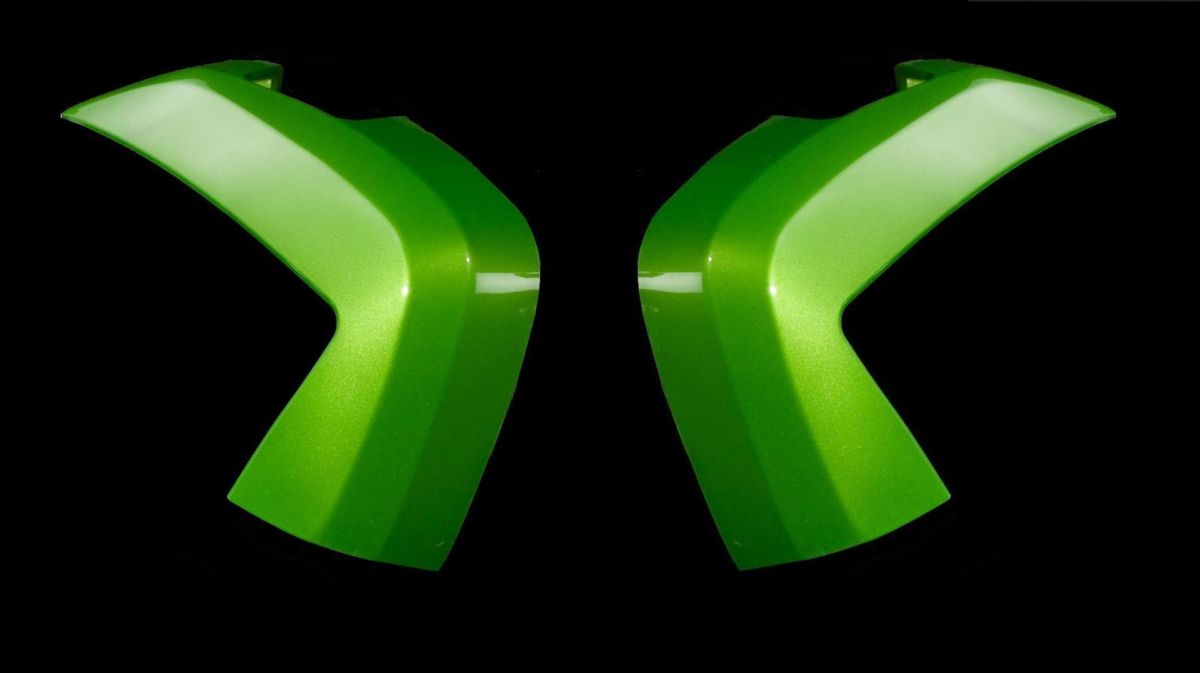 Abdeckungen für Motorradkoffer Candy Lime Green Versys1000 2014/ Z1000SX 2013 Original Kawasaki