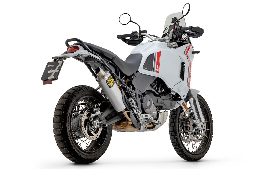 ARROW Auspuff INDY RACE Aluminium für Ducati DesertX (22-)