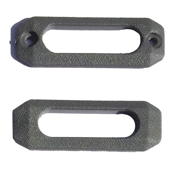 Kit 12 Kunststoffteilen für Gepäckträger Ösen