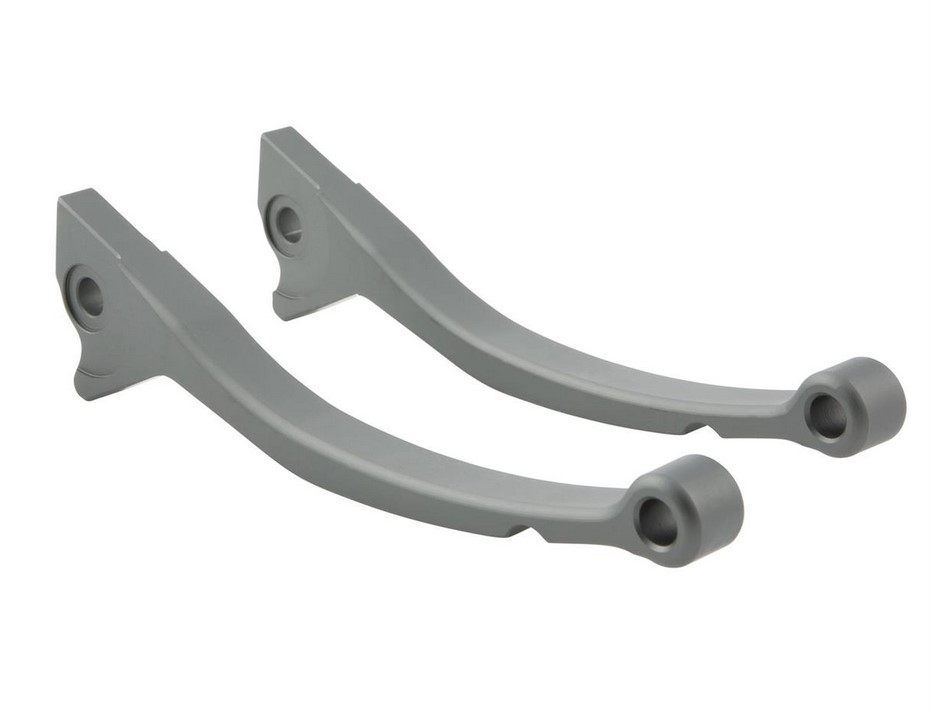 Sporthebel Set Bremse ZELIONI für Vespa, rechts und links, grau matt