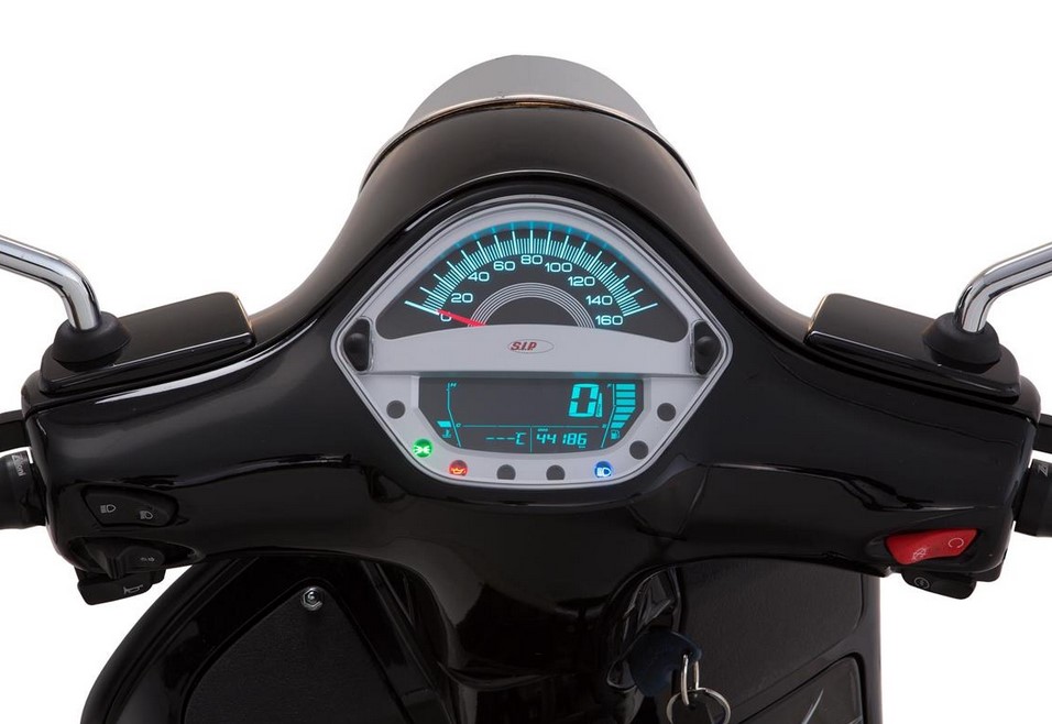 Drehzahlmesser/Tacho für Vespa GT/​GT L 125/​200ccm/​ GTS 125ccm, silber