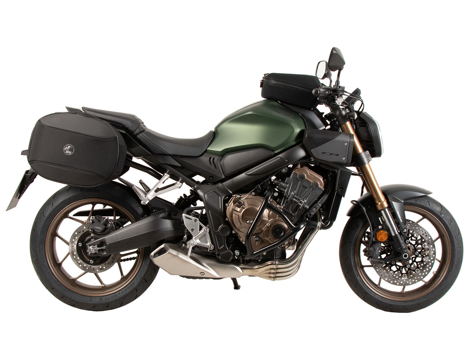 C-Bow Seitenträger schwarz für Honda CB 650 R / E-Clutch (24-) Hepco & Becker