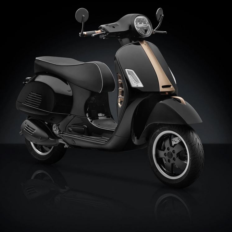 Sporthebel RIZOMA 3D, links für Vespa GTS/​GTS Super/​GTV/GT (-22), schwarz eloxiert