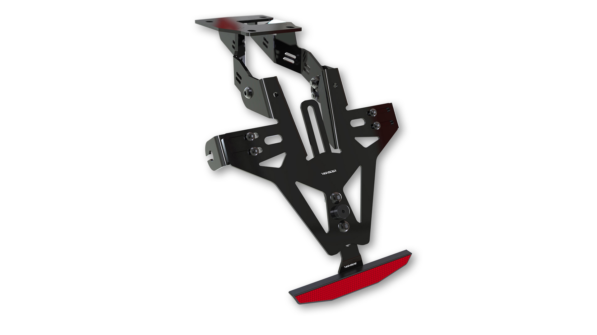 Kurzer Kennzeichenhalter inkl. Kennzeichenbeleuchtung für Aprilia RS 660 20- / Tuono 660 21-