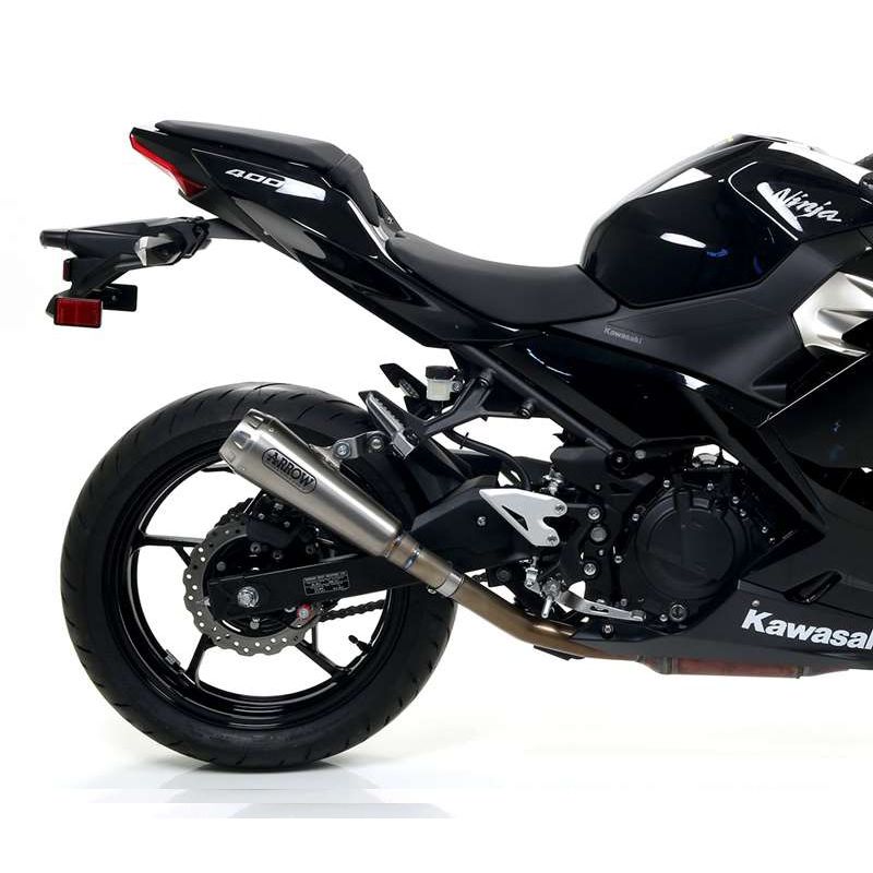 ARROW Auspuff PRO-RACE Edelstahl für Kawasaki Ninja 400 / Z400 Modelljahr 2018-