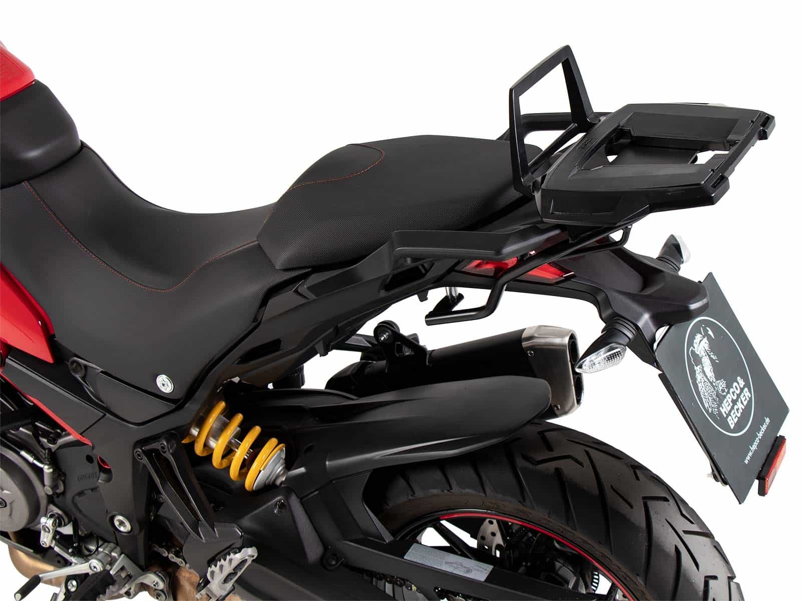 Alurack Topcaseträger für Ducati Multistrada 950 /S (17-21) Hepco & Becker