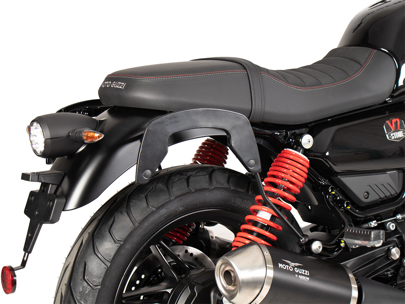 C-Bow Seitenträger schwarz für Moto Guzzi V7 Stone Special Edition (22-) Hepco & Becker