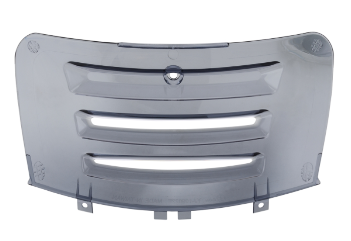 Zündkerzenklappe für Vespa Primavera/​Sprint 50-150ccm 2T/​4T AC, schwarz getönt