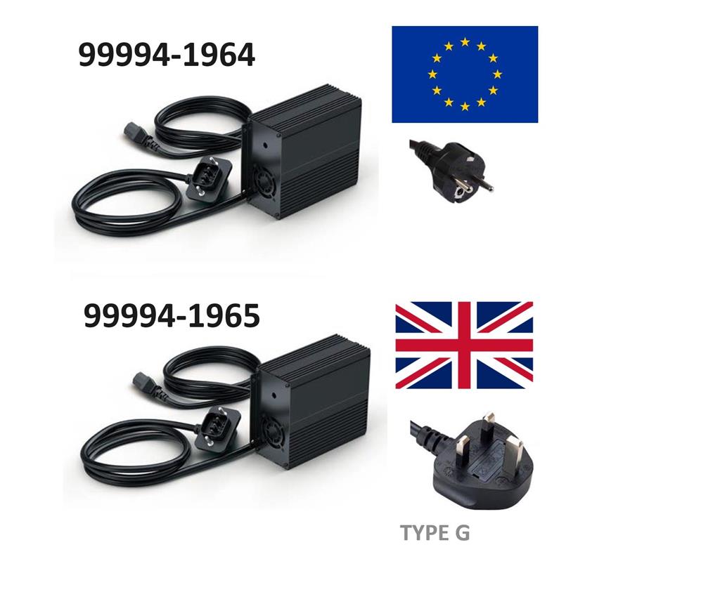 Batterieladegerät (UK-Stecker) für Kawasaki Ninja e-1 / Z e-1 (24-) Original