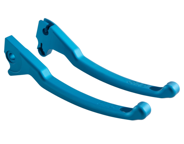 Sporthebel Set Bremse links/rechts für Vespa LX/​LXV/​S/​Primavera/​Sprint 50-150ccm, blau matt