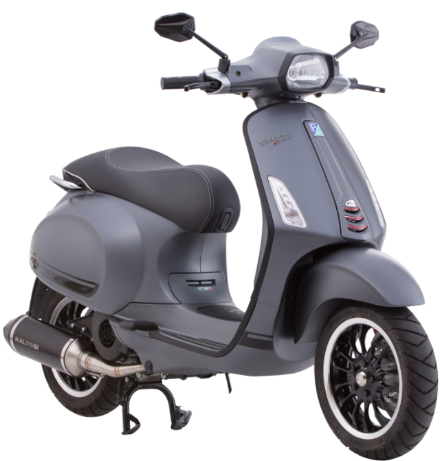 Monoschlitzrohr Beinschild & Trittblech komplett für Vespa Primavera/​Sprint 50-150ccm