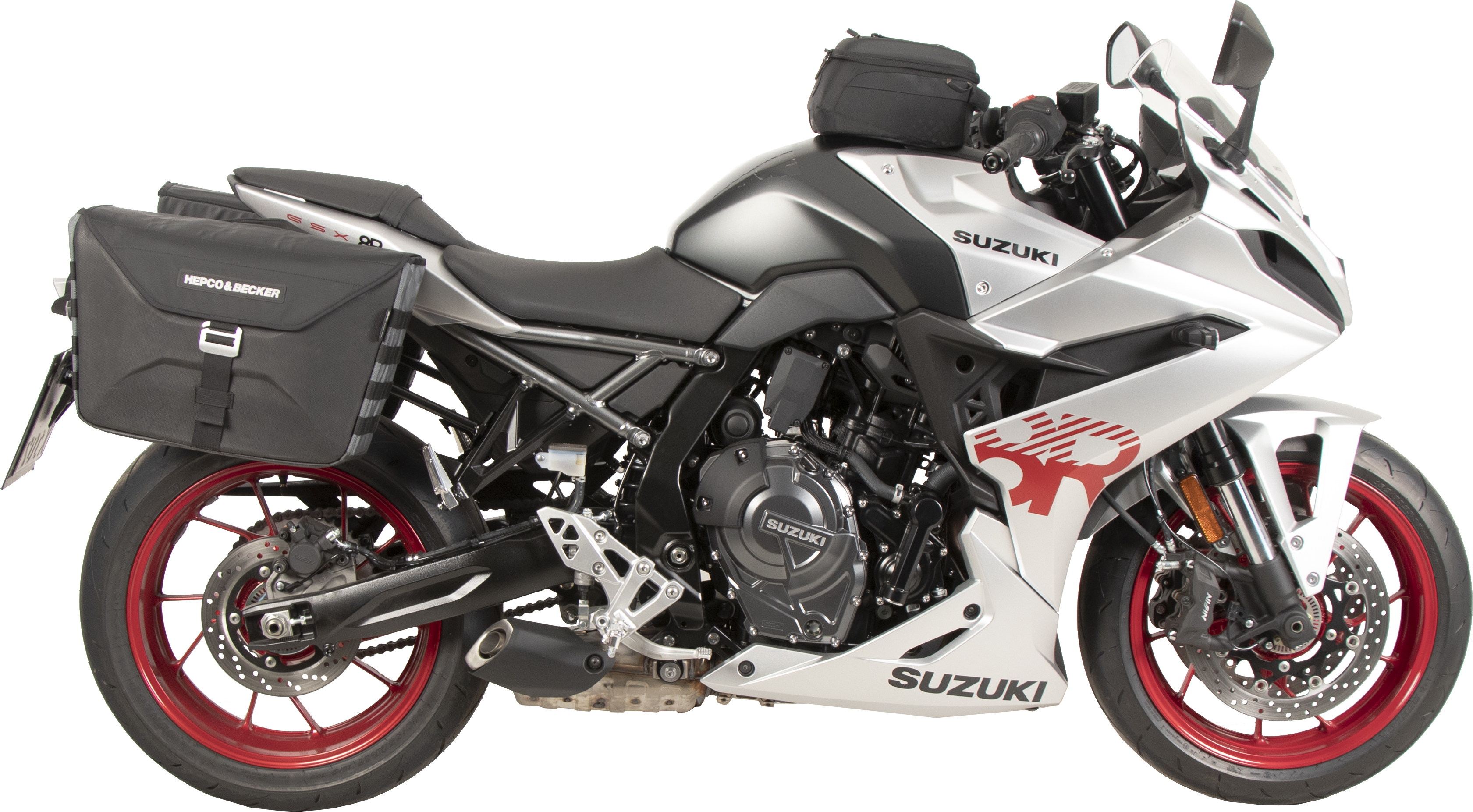 C-Bow Seitenträger schwarz für Suzuki GSX-8R (24- ) Hepco & Becker