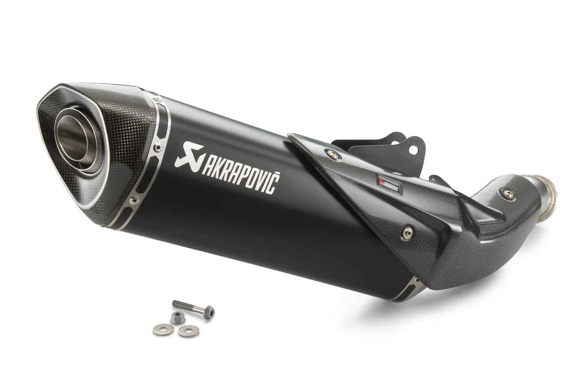 Akrapovic Slip-On LINE Auspuffanlage schwarz für KTM 890 Duke (Bj.20-)