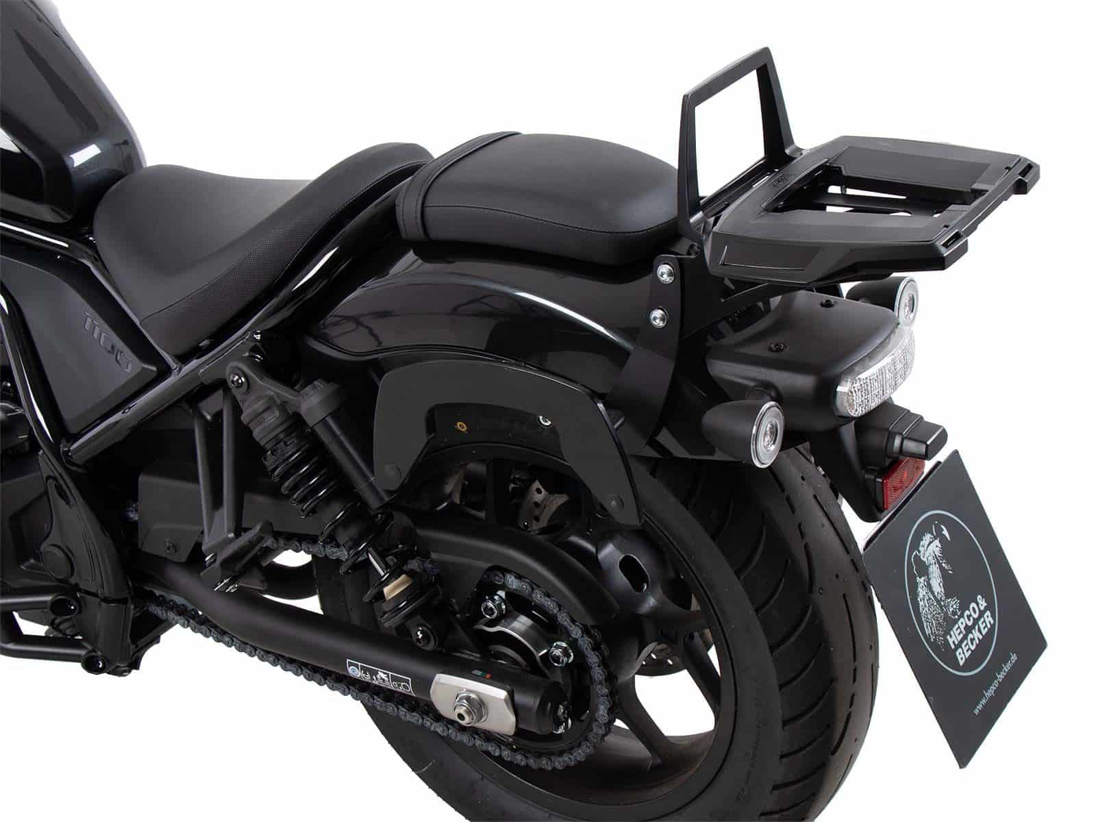 Alurack Topcase-Träger schwarz für Honda CMX 1100 Rebel /DCT (21-24) Hepco & Becker