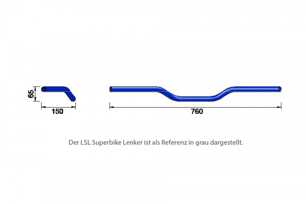 Superbike Lenker LSL Stahl L01
