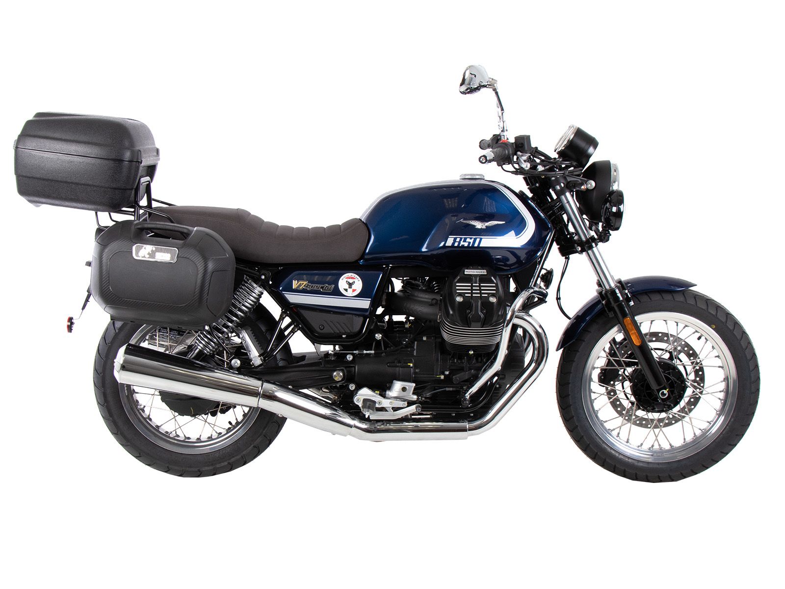 C-Bow Seitenträger chrom für Moto Guzzi V7 850 Special (25- ) Hepco & Becker