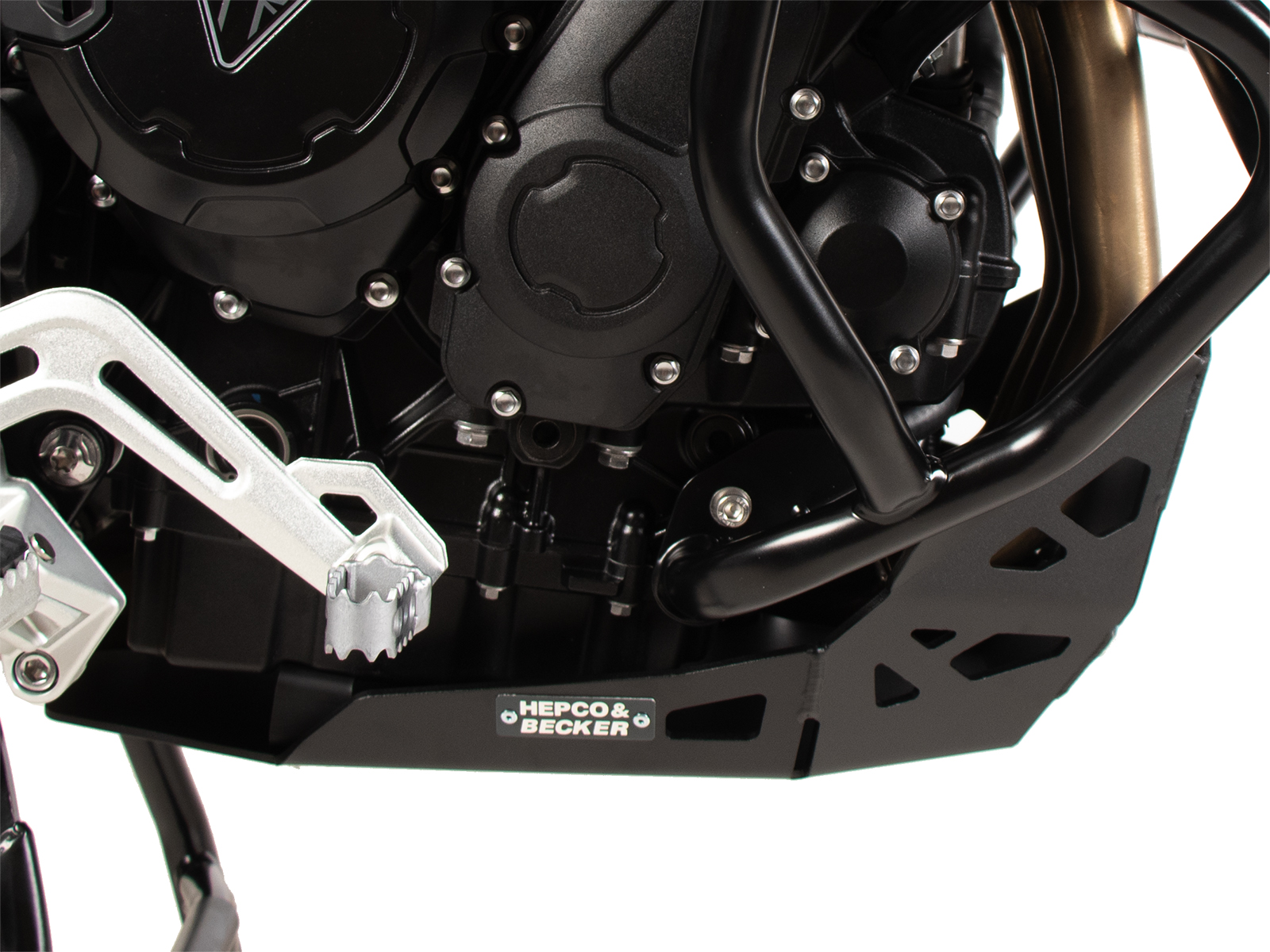 Motorschutzplatte schwarz für Triumph Tiger 900 GT / Pro (24-) Hepco & Becker