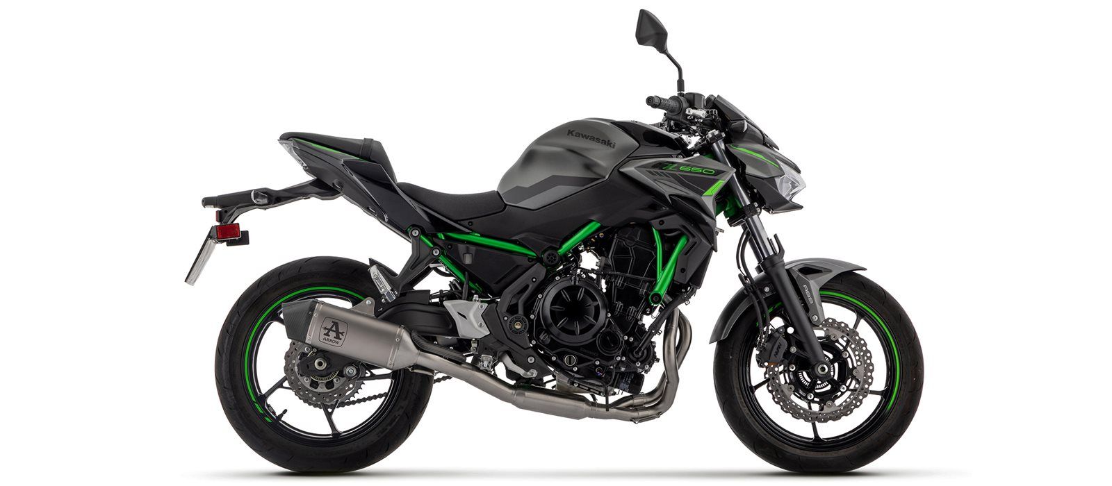 ARROW Komplettanlage Titan für Kawasaki Ninja 650, Z650 Modelljahr 2024-
