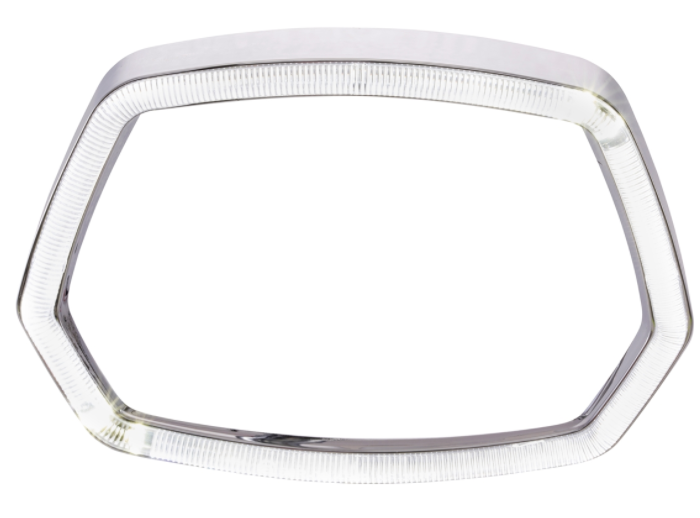 Lampenring chrom LED Leuchtring für Vespa Sprint 50ccm 2T/​4T ('13-'18)