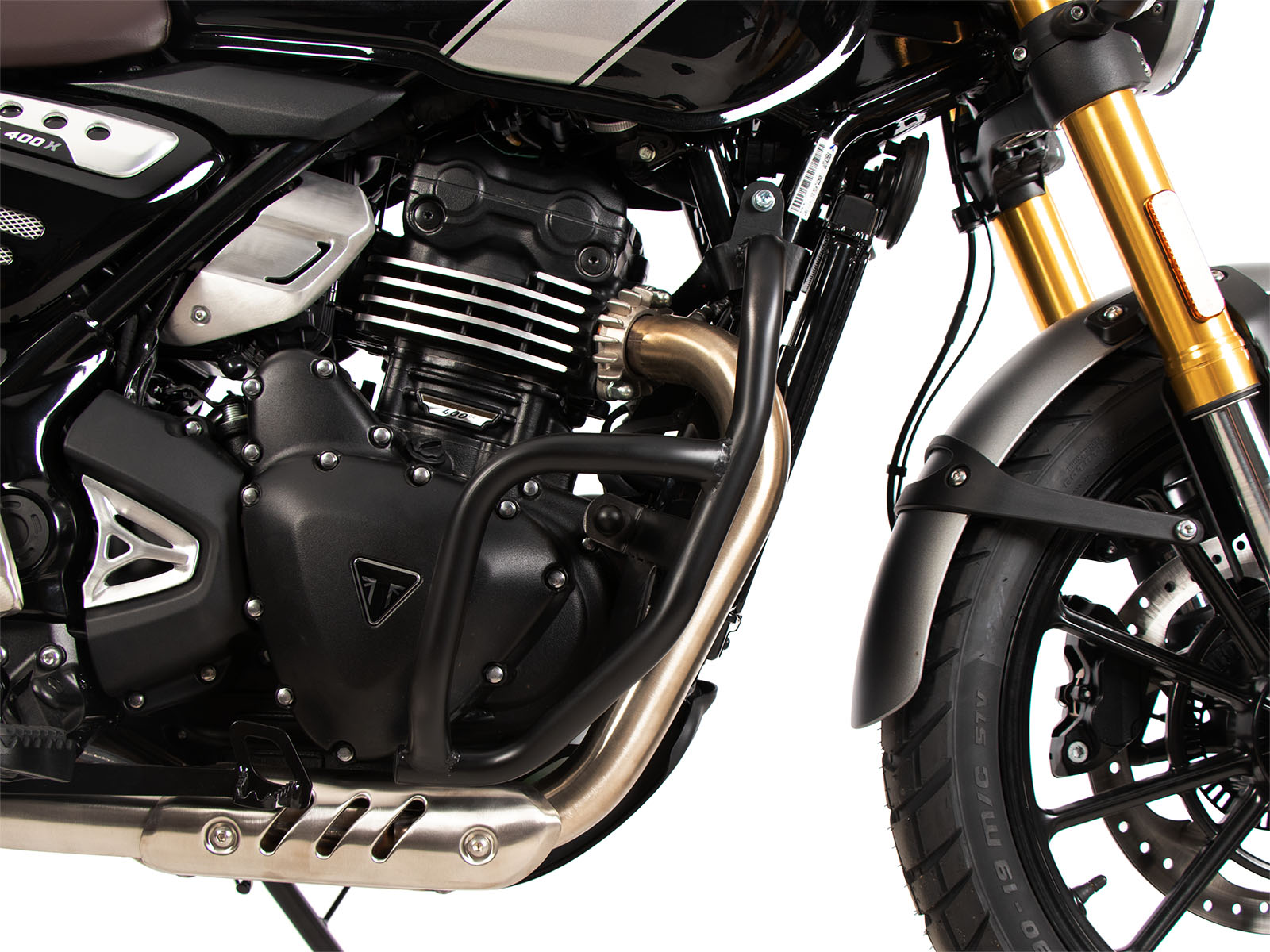 Motorschutzbügel schwarz für Triumph Scrambler 400 X (24-) Hepco & Becker
