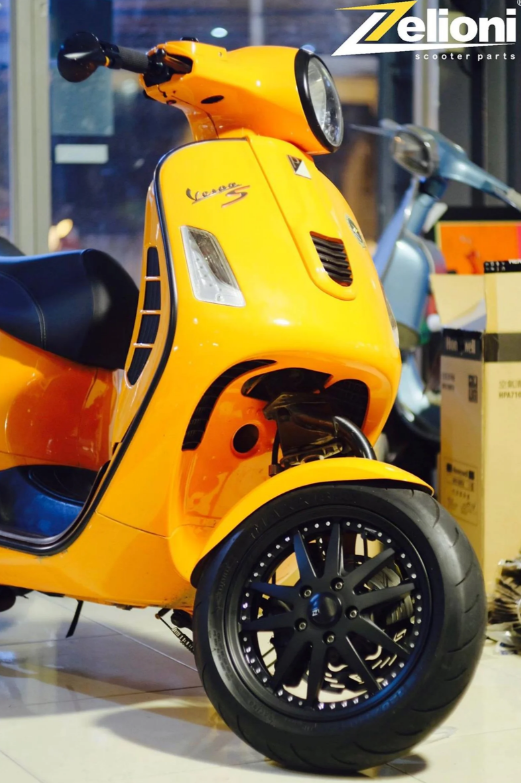 Kotflügel ZELIONI für Vespa GTS/​GTS Super/​GTV/GT, Metall unlackiert
