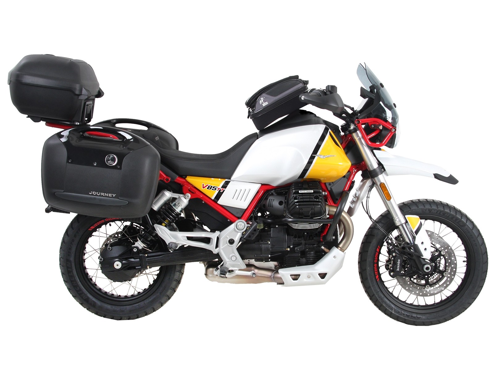 Alurack Topcase-Träger schwarz für V85 TT (Bj.19-) Hepco & Becker