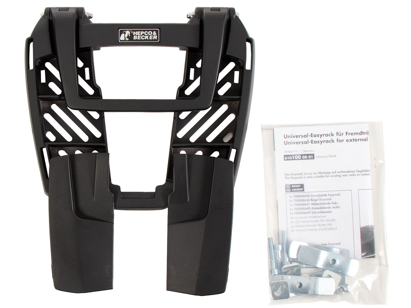 Easyrack Topcase-Träger schwarz für BMW R 1200 R LC (15-18) Hepco & Becker