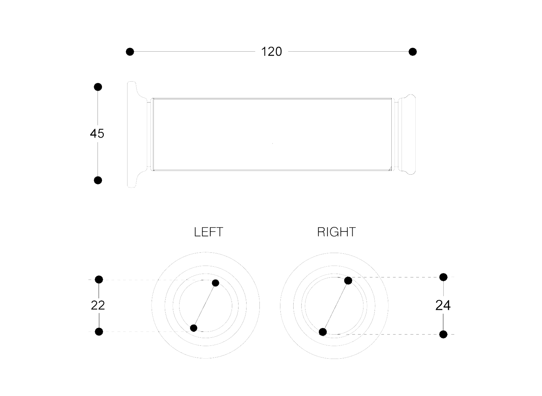 Barracuda Griffgummi VR|46 Racing -  gelb