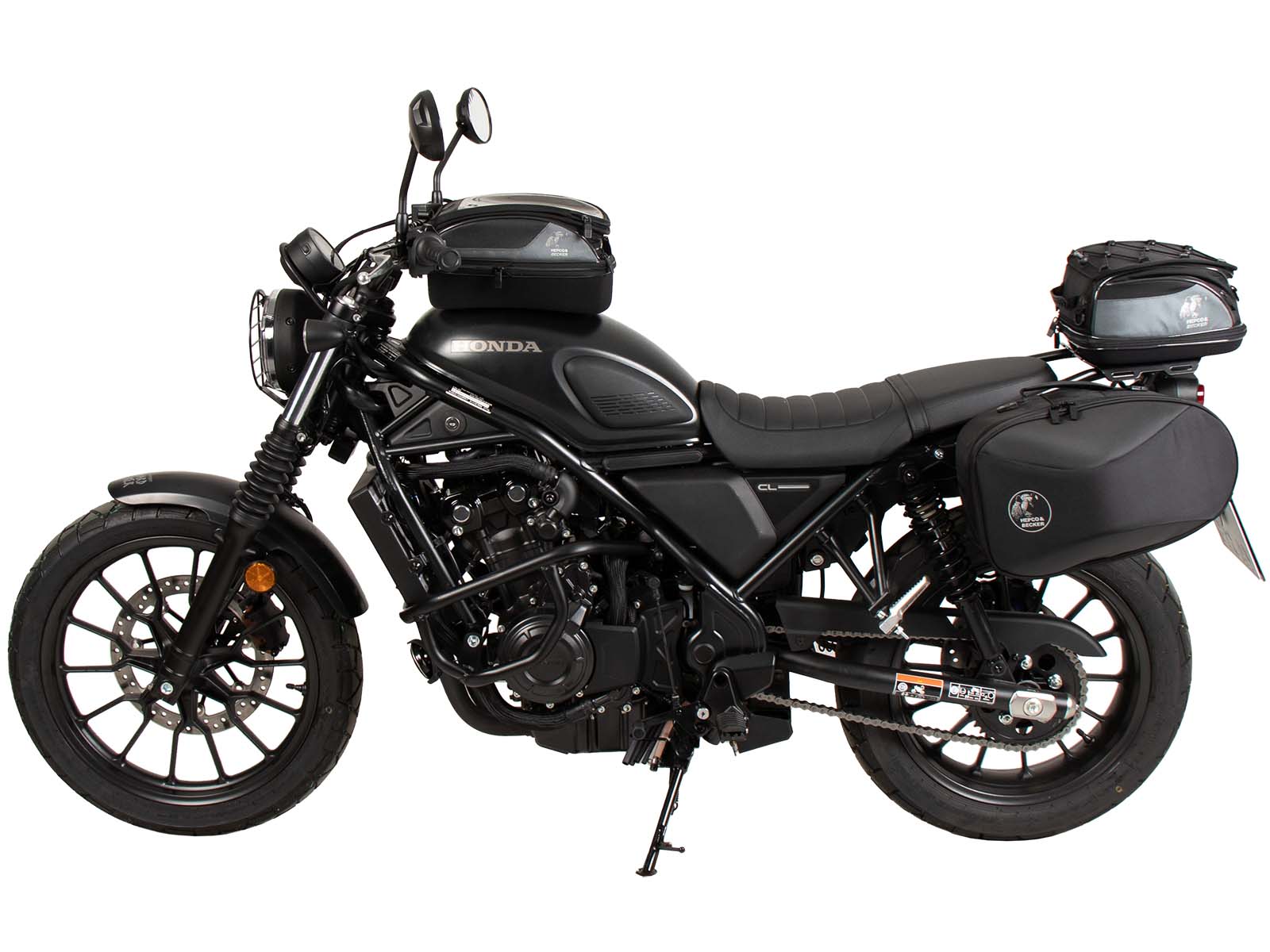 C-Bow Seitenträger links schwarz für Honda CL 500 Scrambler (23-) Hepco & Becker