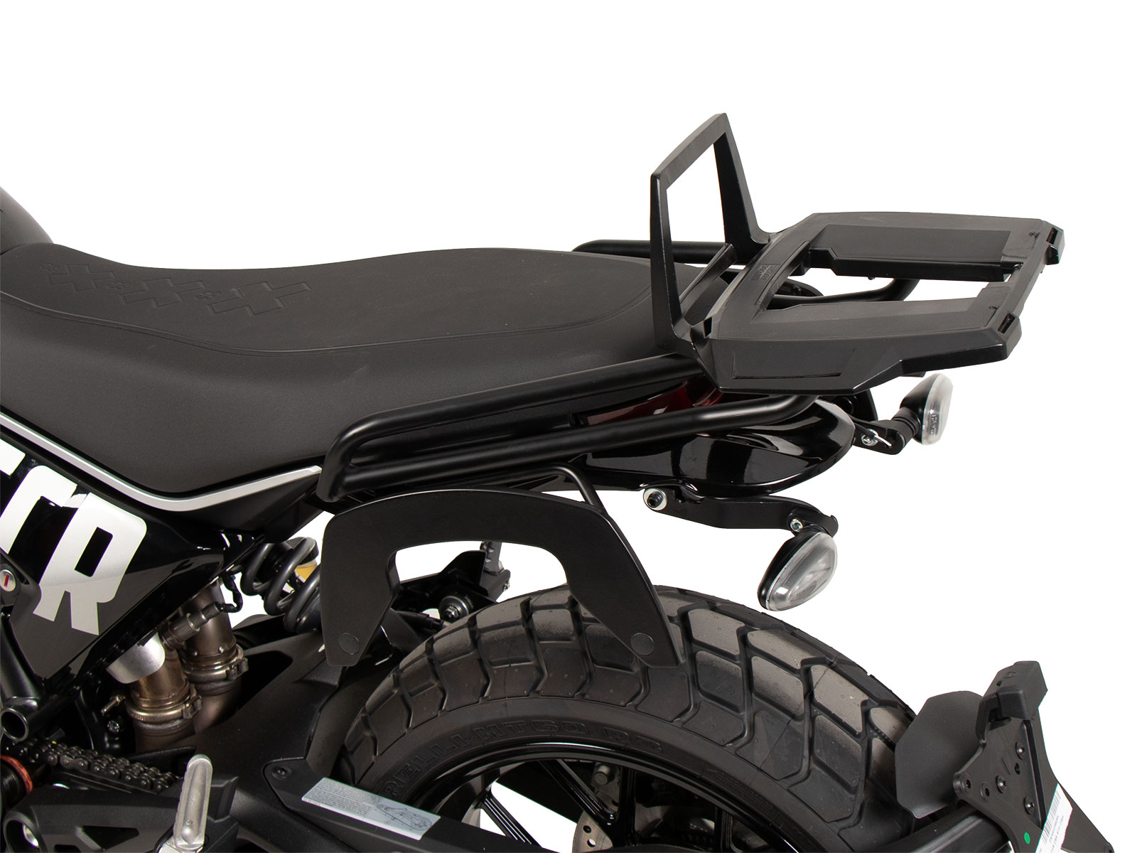 Alurack Topcaseträger schwarz für Ducati Scrambler 800 Icon (23-) Hepco & Becker