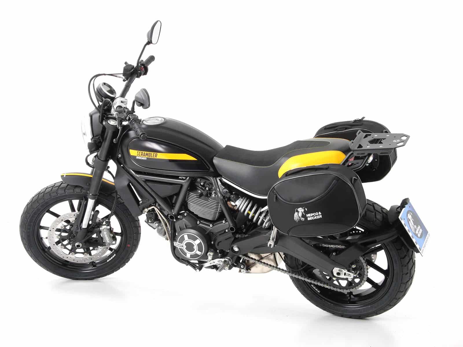 C-Bow Seitenträger schwarz für Ducati Scrambler 400 Sixty2 (16-20) Hepco & Becker