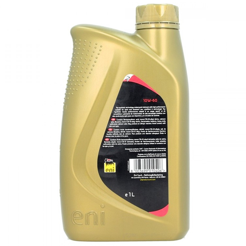 Eni Motoröl 4-Takt, 1 l, SAE 10W-60, i-Ride Racing, vollsynthetisch