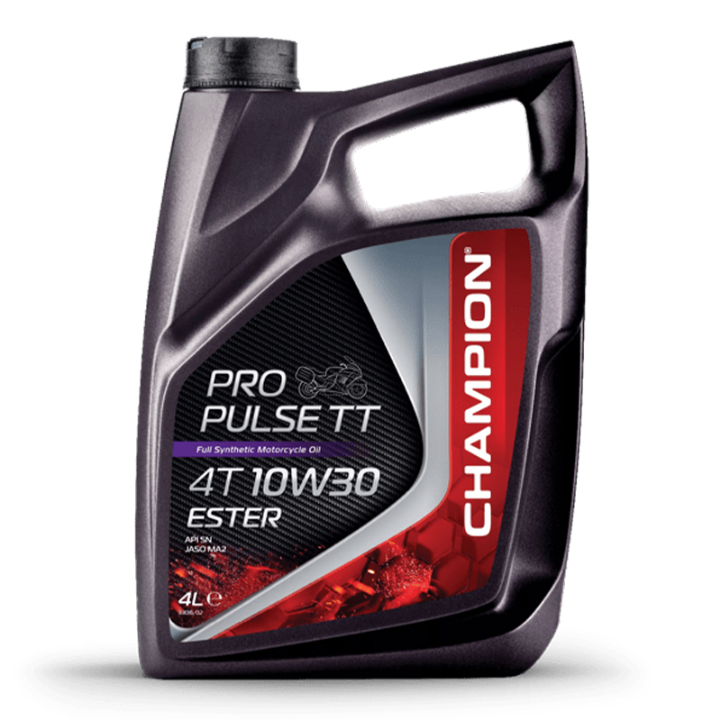 CHAMPION®  Pro Pulse TT 4T 10W-30 Ester Motoröl - 4 Liter
