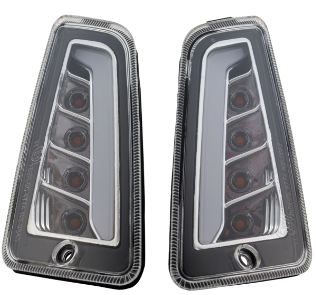 Blinker Kit vorne & hinten für Vespa GTS/​GTS Super/​GTV/​GT 60/​GT/​GT L ('03-'13), klar