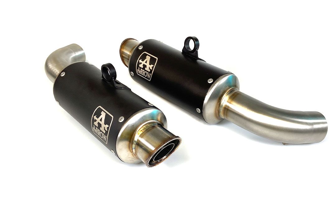 ARROW Auspuff DARK GP2 für Ducati Hypermotard 950 (19-)