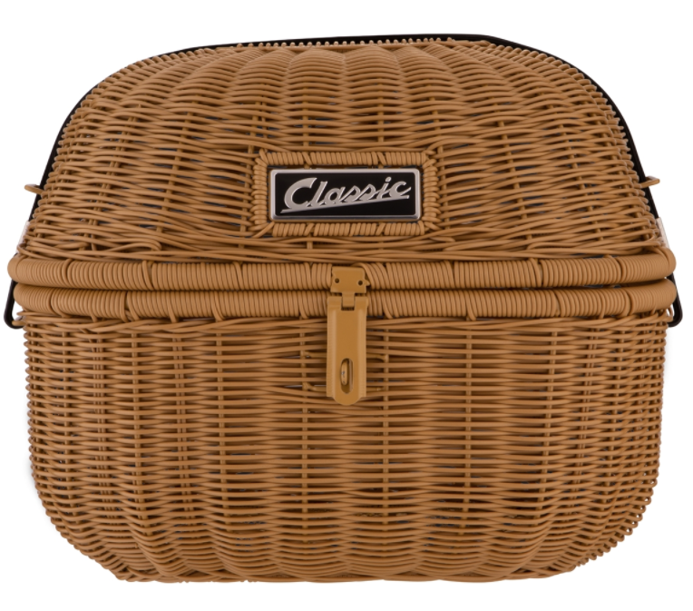 Gepäckkorb Classic für Vespa, braun