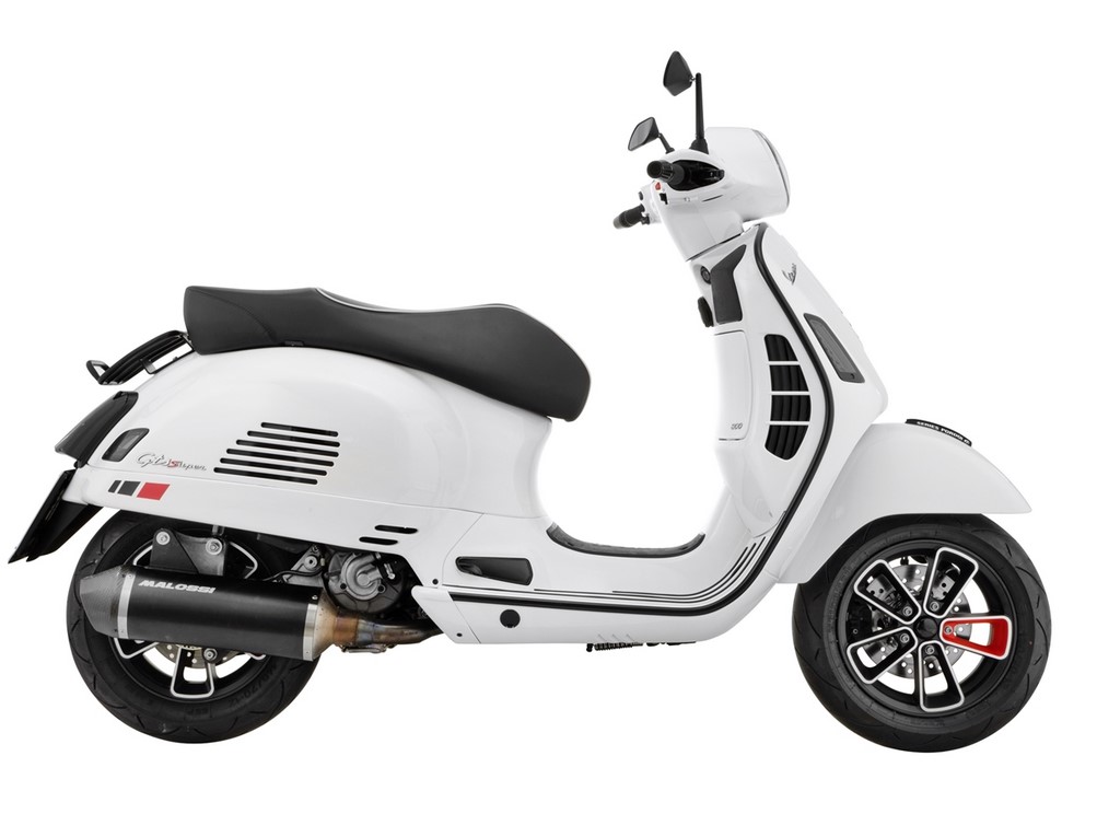 Gepäckträger hinten 70's für Vespa GTS /​ GTS Super HPE 125-300 ('19-), schwarz matt