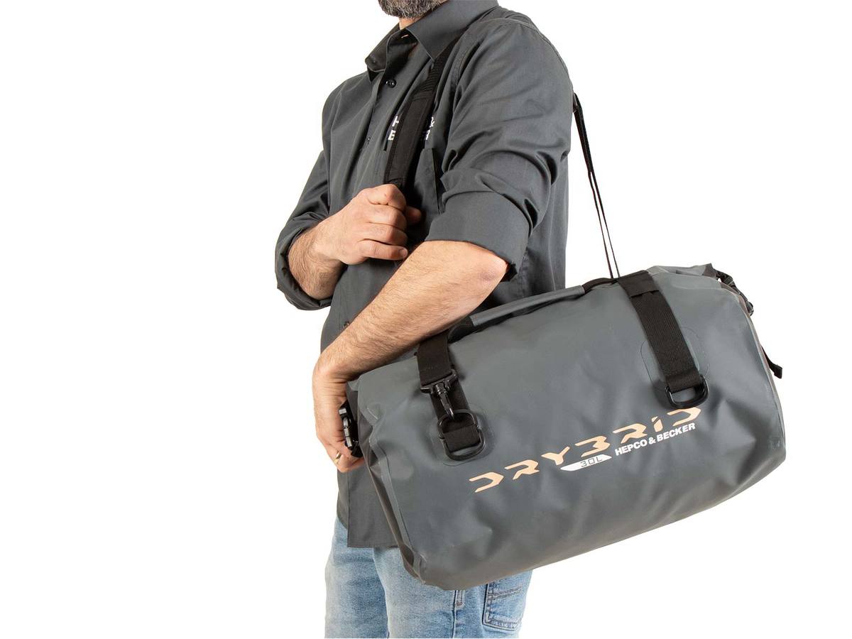 Drybrid Bag 30L Hecktasche grau Hepco & Becker