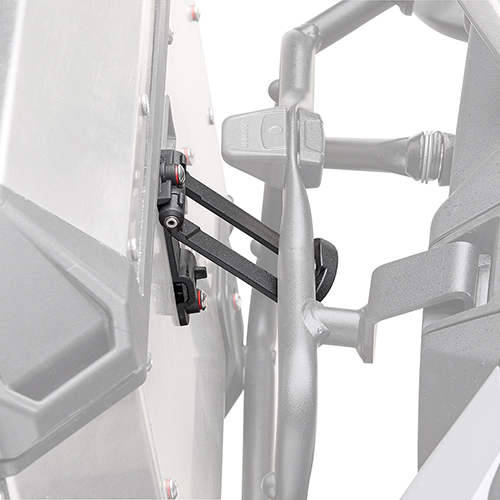 Trekker Alaska 36L Koffer-Satz MONOKEY silber Givi