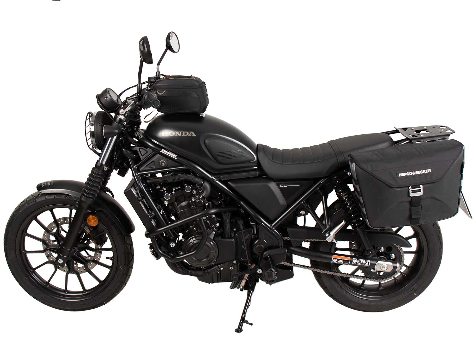 C-Bow Seitenträger links schwarz für Honda CL 500 Scrambler (23-) Hepco & Becker