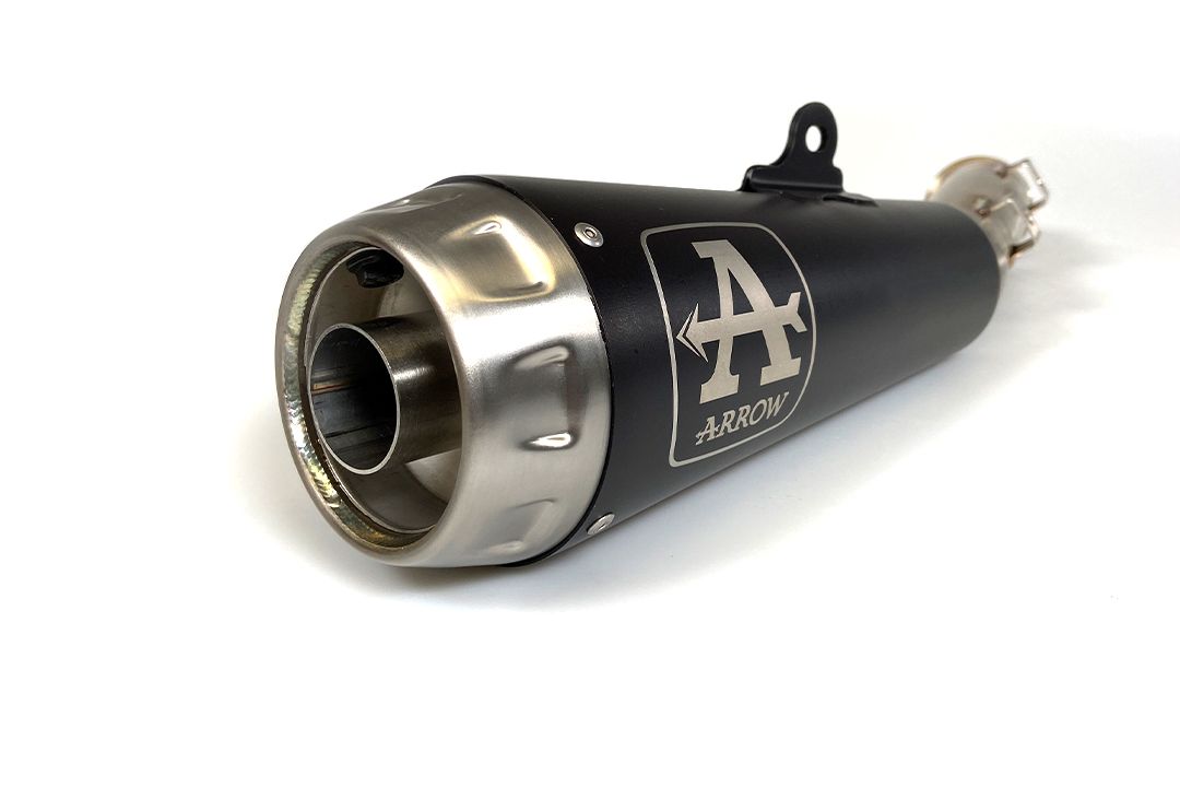 ARROW Auspuff PRO RACE DARK Chrome für Kawasaki Z 900 RS (22-)